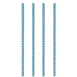 1000 Trinkhalme, Papier Ø 6 mm · 20 cm `Bayrisch Blau`
