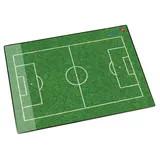 Läufer Schreibtischunterlage Fußballfeld grün Kunststoff 53,0 x 40,0 cm, 1 St.