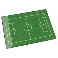 Läufer Schreibtischunterlage Fußballfeld grün Kunststoff 53,0 x 40,0 cm, 1 St.