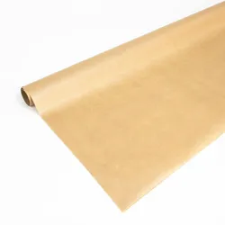 Clairefontaine 16x Geschenkpapierrolle 60g 10x0,70m, Kraft braun gerippt - Kraft braun 195771C
