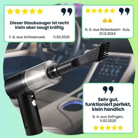 casativo Kompakter Akku-Handstaubsauger schwarz