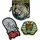 Grupo Erik Patches zum Aufbügeln Bügelbilder für Textilien Iron Maiden Set 3 Bügelflicken Aufnäher Erwachsene und Kinder