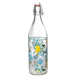 Sizilien dekorierte Glasflasche lt. 1