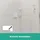 Hansgrohe Fixfit E mit Brausehalter, mattweiß