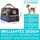 HUND IST KÖNIG Tiertransportbox Gr. S 44 x 32 x 34 cm Dunkelblau