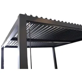 DEGAMO Pavillon BARACOA 3 x 3 m Dunkelgrau