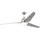 CasaFan Eco Aviatos 162 BN-SL 162 cm Deckenventilator alusilber mit Licht