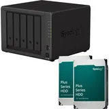 Synology DiskStation DS1522+ 5 Einschübe NAS-Server Leergehäuse + 16 TB Synology Plus (2x 8TB)
