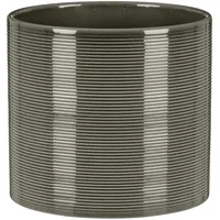 Scheurich Blumentopf aus Keramik, Glass Grey, 16 cm Durchmesser,