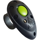 ASCO Finger Clicker, Premium Clicker für Clickertraining, Hunde Katzen Pferde Profi-Clicker, Hundetraining Klicker, schwarz, ASCO-01F