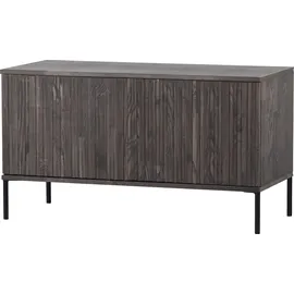 Woood New Gravure TV-Kommode 100 cm Braun Holzwerkstoff