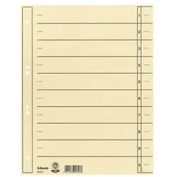 Trennblatt, A4, Karton, chamois, 100 Stück