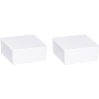 WENKO Nachfüller Raumentfeuchter Cube, Nachfüllpack für Luftentfeuchter, reduziert Schimmel & Gerüche, 1 kg Granulatblock, 12 x 5 x 12 cm, Weiß & Nachfüller Raumentfeuchter Cube, 10 x 5 x 10 cm, Weiß