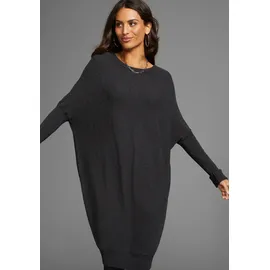 LAURA SCOTT Longpullover in oversized Form mit Rippstruktur Laura Scott anthrazit melange