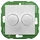 EHMANN 4295x0700 Drehdimmer Geeignet für Leuchtmittel: LED-Lampe, Glühlampe, Halogenlampe Weiß (RAL 9016)