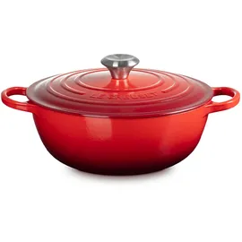 Le Creuset Signature La Marmite Bräter 26 cm kirschrot