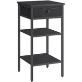 VASAGLE Nachttisch, mit einer Schublade und 2 offenen Fächern,