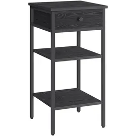 VASAGLE Nachttisch, mit einer Schublade und 2 offenen Fächern,