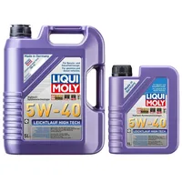 Motoröl LIQUI MOLY 6 Liter Leichtlauf High Tech 5W-40 Kanister 5 L+ 1L Motorenöl