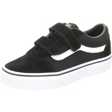 Vans Ward Sneaker, Schwarz ((Suede/Canvas) Black/White Iju), 22