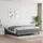 vidaXL Boxspringbett 180 x 200 cm Dunkelgrau