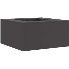 vidaXL Feuerplatz Schwarz 80 x 80 x 40 cm Kaltgewalzter Stahl, vidaXL