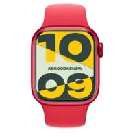 Apple Watch Series 9 GPS 41mm Aluminium rot Sportarmband rot S/M | Zustand: sehr gut |  AN658803