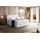 altdecor Bero King 160 x 200 cm H3 Weiß Hochglanz
