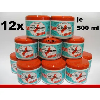 12 x 500 ml Bio Vital Pferdebalsam kühlt entspannt in Freizeit und Sport Gel 1 Liter = 6,66 €