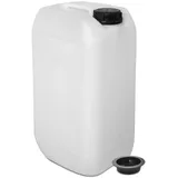 plasteo® 15 Liter Kanister Wasserkanister Campingkanister lebensmittelecht + Extra Blitzverschluss