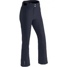 Skihose MAIER SPORTS "Allissia slim 2.1", Damen, Gr. 19, Kurzgrößen, blau (dunkelblau), 100% Polyester, Hosen, Damen Schneehose, wind- und wasserdicht, 2 RV-Taschen, Slim Fit