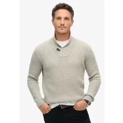 Superdry für Herren. M6110626A Merchant Store grauer Pullover (XL), Lässig, Acryl