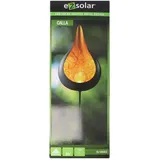 ez solar Solar LED Gartenleuchte Vintage CALLA mit orangenem LED Licht