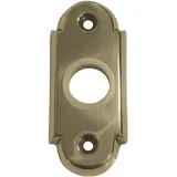 v.i.t Drückerrosette WG oval Messing 32 x 74 x 16