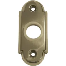 v.i.t Drückerrosette WG oval Messing 32 x 74 x 16
