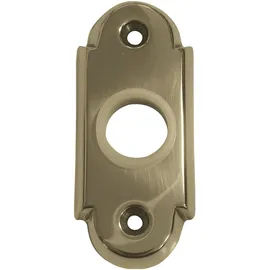 v.i.t Drückerrosette WG oval Messing 32 x 74 x 16