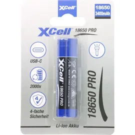 XCell 18650 Li-Ion Akku 3400 mAh 1 St.