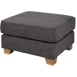 Soho Hocker Franka 75 x 42 x 62 cm Grau
