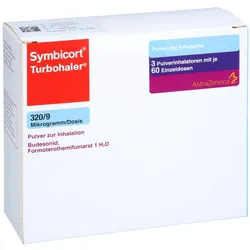 Symbicort Turbohaler 320/9 μg/Dosis 60 E 3 St