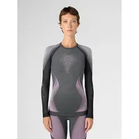 Uyn Evolutyon langarm Funktionsshirt melange Damen anthrazit melange/raspberry/purple L/XL