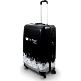 Berwin Bituxx Kofferset 3teilig Design Fly The World Black