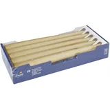 Duni Leuchterkerzen, getaucht 260 x Ø 22 mm 7,5 Std. Gold, 100 Stk/Krt (10 x 10 Stk)