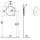 Vitra Prime LED-Flachspiegel rund 59,5 cm