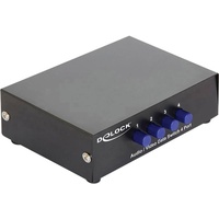 DeLock Switch 4-port Audio / Video manuell bidirektional