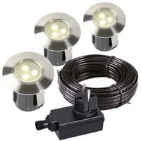 Techmar B.V. Garden Lights Bodeneinbauleuchte Birch 3er Set