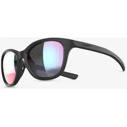 Sonnenbrille Laufsport Runstyle 2 Kat. 3 Erwachsene rosa/schwarz/blau, grau, EINHEITSGRÖSSE