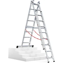 Euroline Premium 307 Mehrzweckleiter 3 x 8 Sprossen