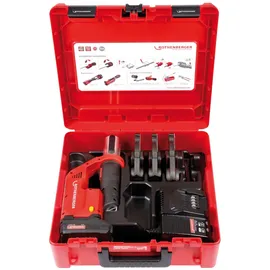 Rothenberger ROMAX Compact TT Pressmaschine Set mit Pressbacken TH16-20-26, 1x2Ah