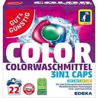 Gut&Günstig Colorwaschmittel Waschmittel-Pods Caps 22 WL