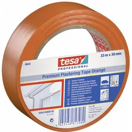 Tesa PREMIUM 04843-00000-16 Putzband tesa® Professional Orange (L x B) 33 m 50 mm, 1 Stück)